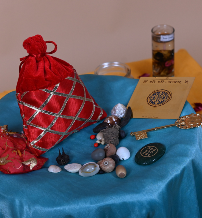 🌟 Mahalaxmi Kuber Abhimantrit Kit – Premium Diwali Pooja Box